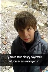 Bu küçük çocuğun sözleri, yürekleri titretti!