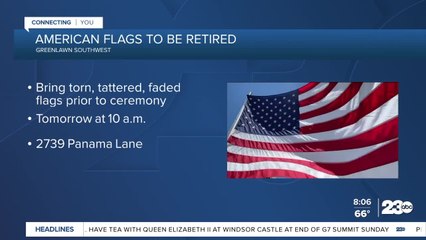 American flags to be retired