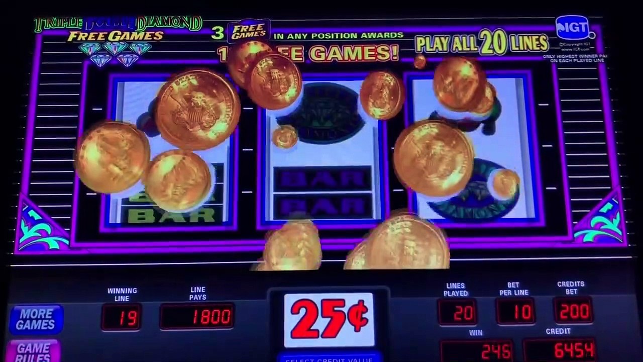 High Limit ** Massive **Free Games** Jackpot Handpay ★ Triple Double Diamond ➜ Slot Machine Play