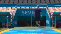La selección sueca entrena en Sevilla y prepara el choque contra España
