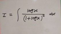 logx/(1 logx)^2 integration || integration of logx/(1 logx)^2 || integration