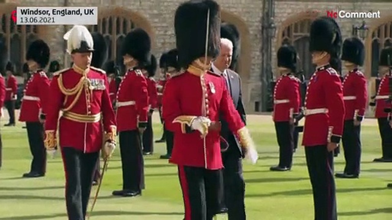 Queen Elizabeth II welcomes Joe and Jill Biden