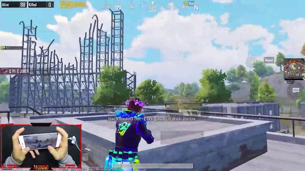 NEW REAL INSANE LANDING in MILITARY BASEPubg Mobile