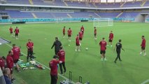 A Milli Futbol Takımı, Bakü'deki ilk çalışmasını yaptı
