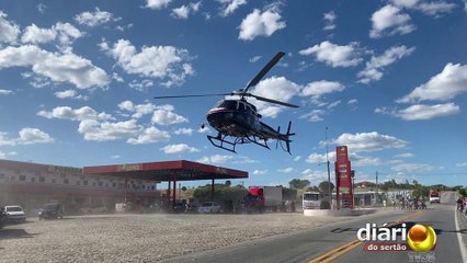 Em operação inédita no Sertão, idoso é transferido de helicóptero de João Pessoa para Hospital Regional no Vale do Piancó