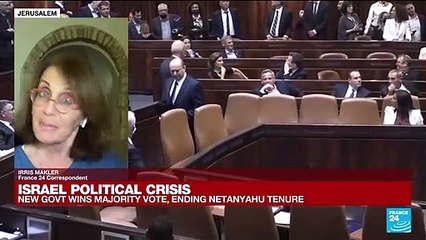 New Israeli government wins majority vote, ending Netanyahu tenure