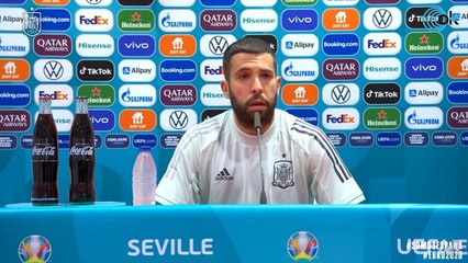 Jordi Alba: «El grupo humano de esta selección es fantástico»