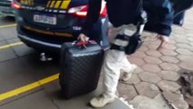 PRF detém dupla que transportava 52 quilos de maconha em ônibus