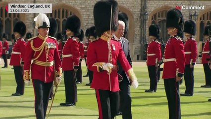 Isabel II recebe presidente dos Estados Unidos