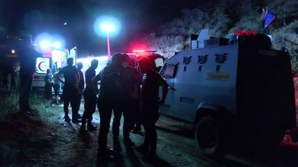 Tunceli'de uçurumdan yuvarlanan Aydın, yaralı kurtarıldı