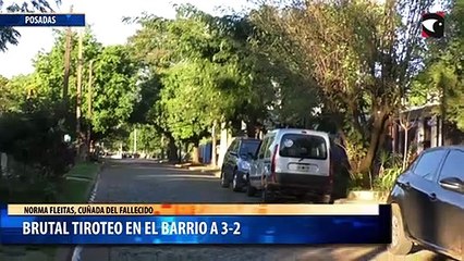 Brutal tiroteo en el barrio A 3-2