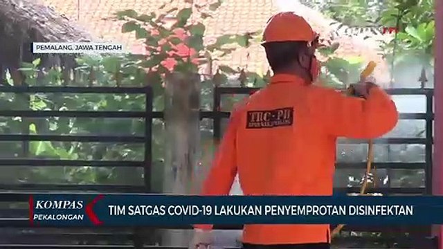 Tim Satgas Covid-19 Lakukan Penyemprotan Desinfektan