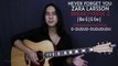 Never Forget You Zara Larrson Ft. MNEK Guitar Tutorial Lesson Acoustic