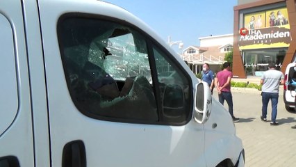 Yerel televizyonun yayın aracına faili meçhul saldırı