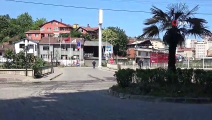 Zonguldak'ta kısıtlamada sokaklarda sessizlik hakim