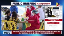 Pangulong Duterte at Sen. Bong Go, binigyang-pagpupugay ang mga frontliner sa pagdiriwang ng ika-123 taon ng Philippine Independence