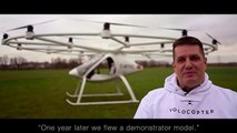 Drone ilk defa insanlı uçuş yaptı!