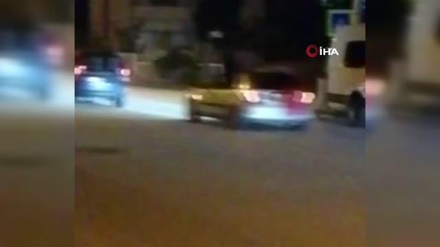 Başkent'te asker uğurlama konvoyunda silah sesleri