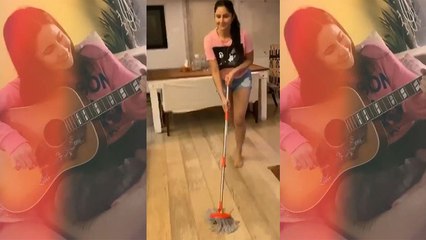 Katrina Kaif ने Social Media पर Share किया घर में काम करते हुए की Video, Video हुई Viral | FilmiBeat