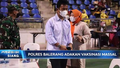Kapolresta Barelang Tinjau Vaksinasi Massal di Gedung Olahraga Temenggung Abdul Jamal, Batam