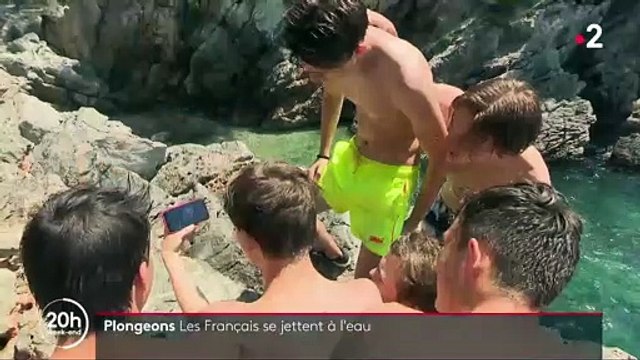 Le reportage spectaculaire de France 2 avec de jeunes plongeurs qui font des sauts de plusieurs mètres à flanc de falaise dans le Var, malgré les risques