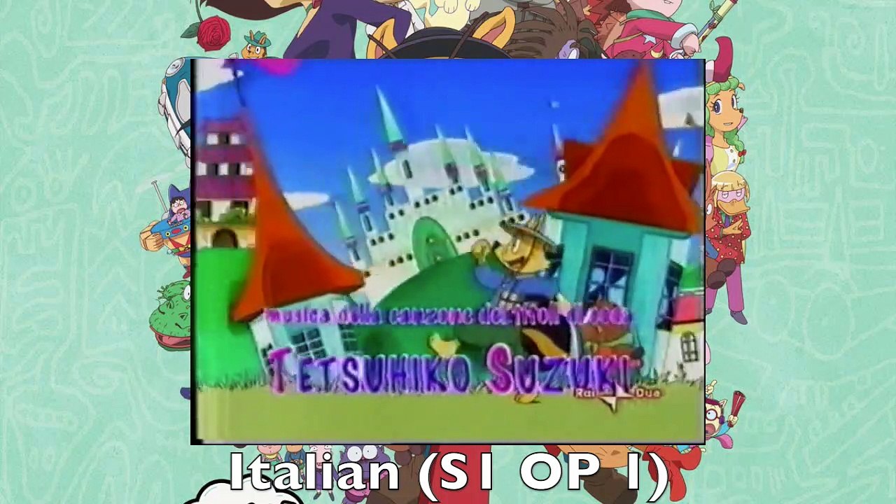 Zorori Opening Multilanguage Comparison