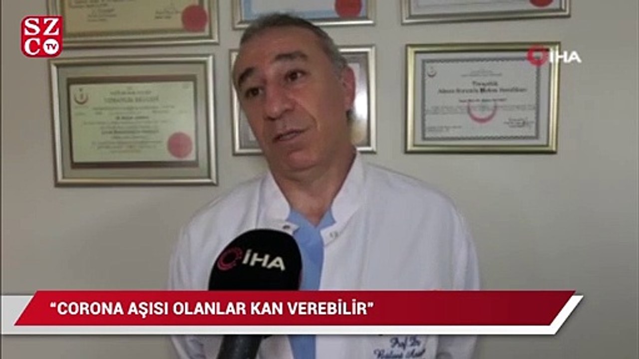 Corona virüs aşısı olanlar kan verebilir