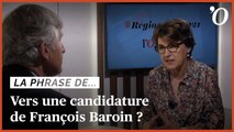 Présidentielle 2022: «Je souhaite que François Baroin se déclare candidat !» explique Annie Genevard (LR)