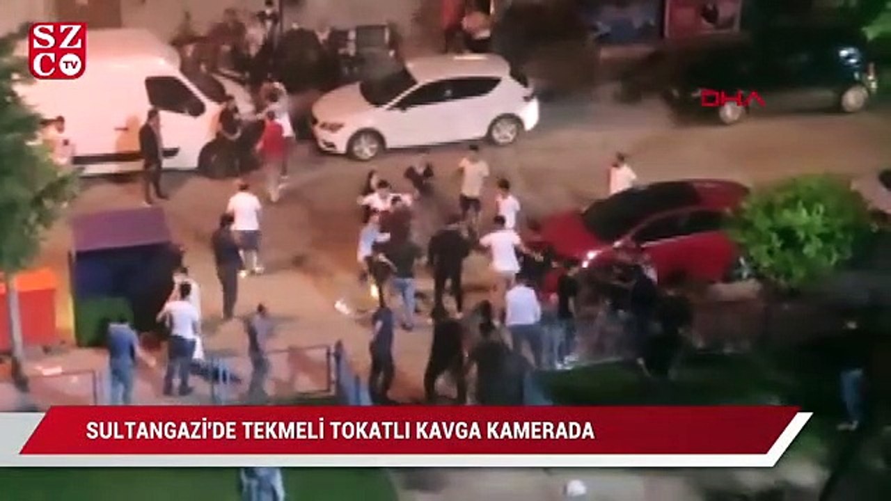 Sultangazi'de tekme tokat kavga kamerada
