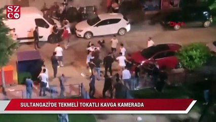 Sultangazi'de tekme tokat kavga kamerada