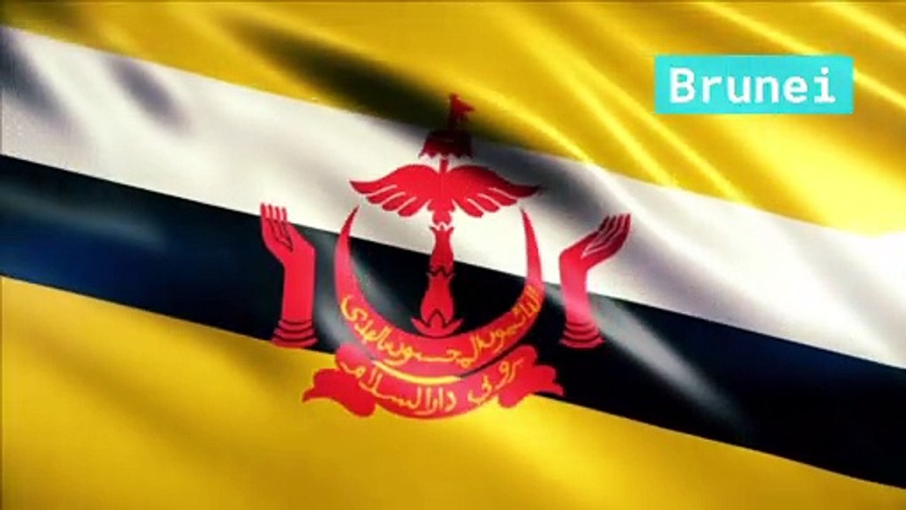 Les pays d'Asie et leur drapeau