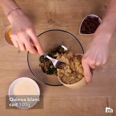 Muffin quinoa épinard tomates séchées