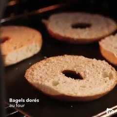 Bagel quinoade à l'indienne, aubergines grillées, feta