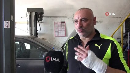 Hararet yapan otomobil, sanayide böyle patladı