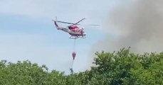 Abruzzo - Incendio di vegetazione tra Città Sant’Angelo e Silvi (14.06.21)