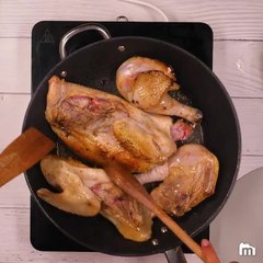 19369 Poulet Bresse vin jaune morilles