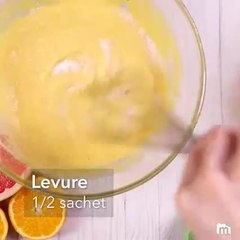 Gâteau renversé aux agrumes sans gluten et sans beurre