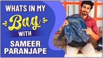 WHAT'S IN MY BAG ft. Sameer Paranjape | Sundara Manamadhye, Colors Marathi