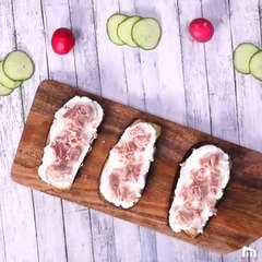 Toast d'aubergines au grille-pain