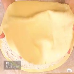 Etoile feuilletée à la crème de morilles