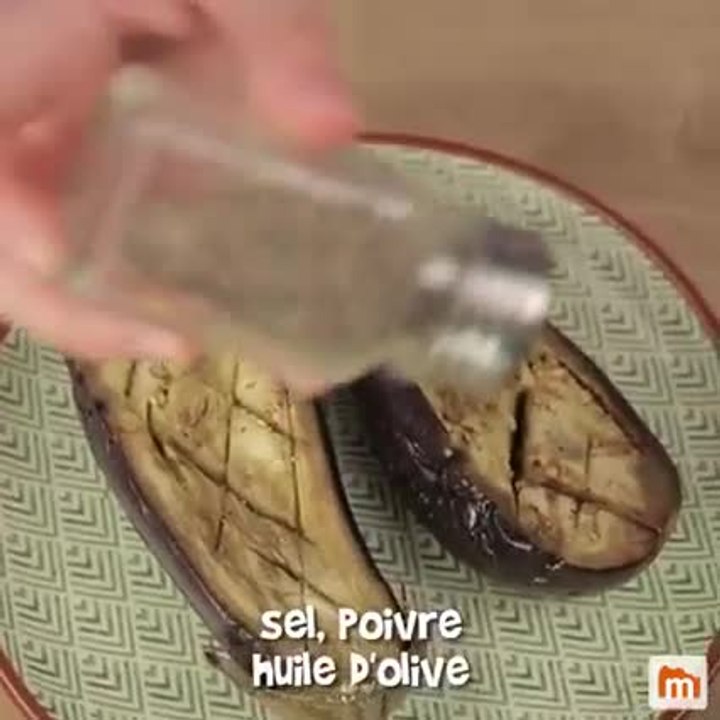 Aubergine express au micro-ondes