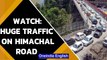 Himachal Pradesh: Tourist cars jam road at Parwanoo after govt eases Covid rules | Oneindia News