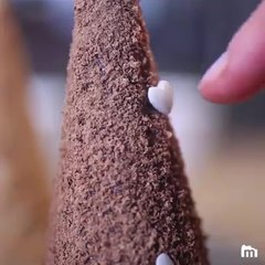 Cônes sapin au chocolat