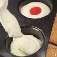 Cheesecake coeur coulant aux fraises