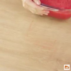 Granité glacé aux groseilles