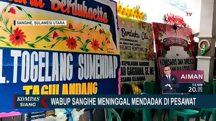 Wabup Sangihe Meninggal Mendadak di Pesawat, Pihak Keluarga Sudah Ikhlas