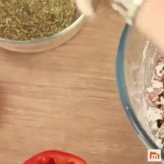 Tomates farcies au chèvre chaud