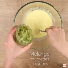 Tarte tourbillon chèvre courgette miel