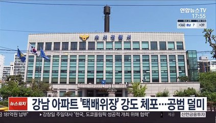 강남 아파트 '택배위장' 강도 체포…공범 덜미