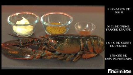 Homard grillé aux épices - Recette de Noël